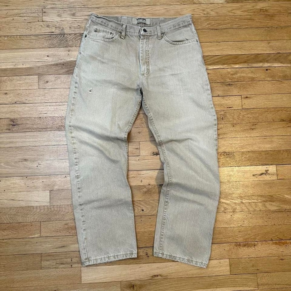 Wrangler‎ Cream Faded Vintage Jeans